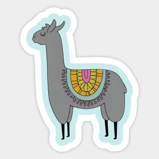 Llama Love Sticker